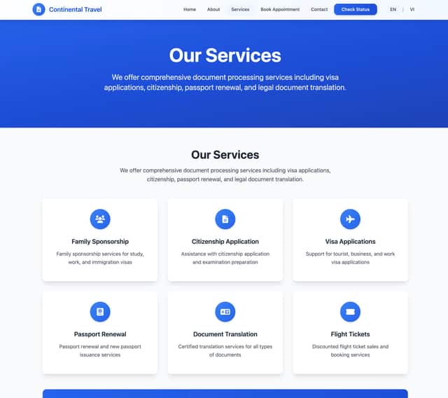 Continental Travel Services
