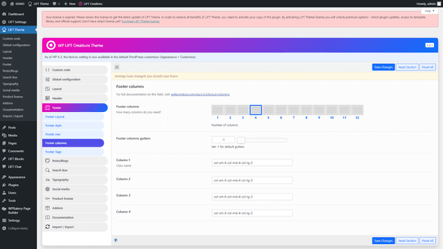WP Customize Theme
