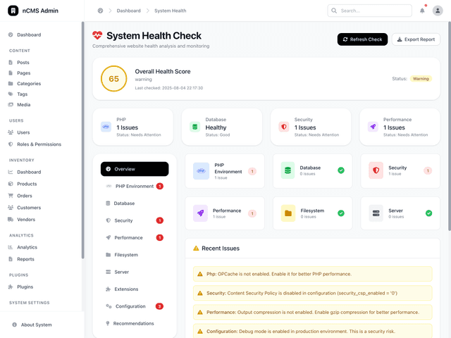 nCMS - Comprehensive Enterprise Content Management System