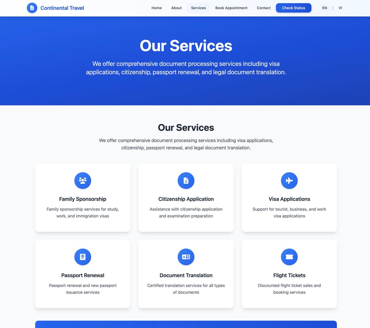 Continental Travel Services