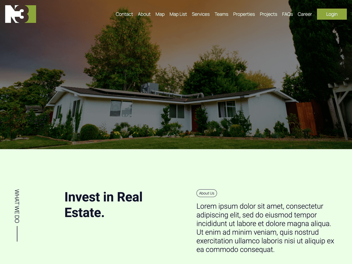 Real Estate Website