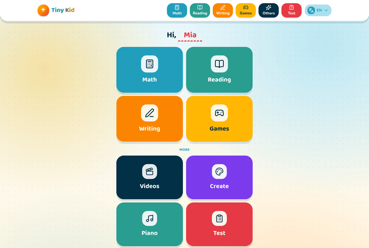 Tiny Kid — Learn & Play