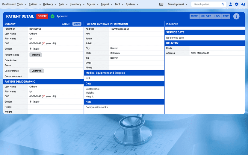 Health Supply Management System