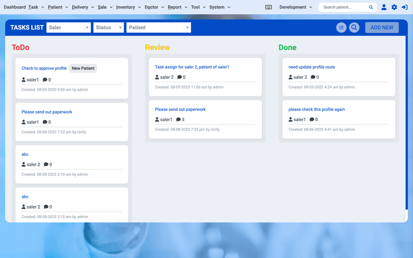 Health Supply Management System