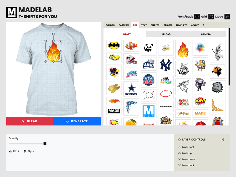 T-shirt Builder